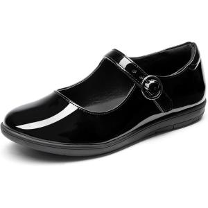 image:imageDREAM PAIRS Girls Mary Jane Flats School Uniform Dress ShoesBlackPatentPu