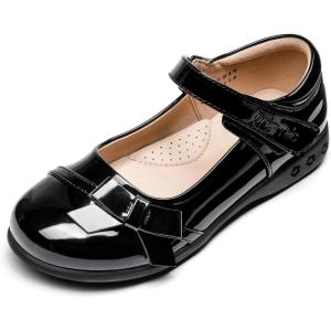 image:imageDREAM PAIRS Girls School Uniform Shoes Mary Jane Dress FlatsLittle KidBig KidBlackPat