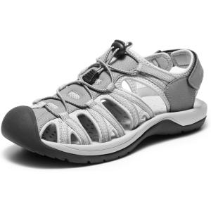 image:imageDREAM PAIRS Mens 160912MNEW Adventurous Summer Outdoor SandalsGreyBlack