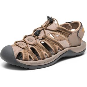 image:imageDREAM PAIRS Mens 160912MNEW Adventurous Summer Outdoor SandalsKhaki Yellow