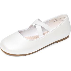 image:imageDream Pairs Girls Ballerina Dress Shoes Mary Jane FlatsWhitepu