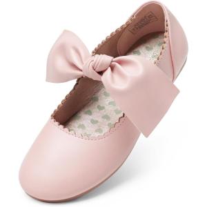image:imageDream Pairs Girls Ballerina Flats Mary Jane Front Bow Dress ShoesPink
