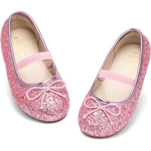 image:imageDream Pairs Toddler Girls Dress Shoes Party Wedding Flower Girl Ballet FlatsPink