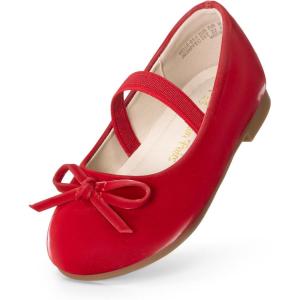 image:imageDream Pairs Toddler Girls Dress Shoes Party Wedding Flower Girl Ballet FlatsRedpu