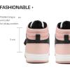 image:imageDREAM PAIRS Boys Girls High Top Sneaker LilLegends Skyhigh Basketball ShoesBlackWhitePink