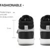 image:imageDREAM PAIRS Boys Girls High Top Sneaker LilLegends Skyhigh Basketball ShoesGreyBlack