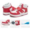 image:imageDREAM PAIRS Boys Girls High Top Sneaker LilLegends Skyhigh Basketball ShoesRed