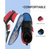 image:imageDREAM PAIRS Boys Girls High Top Sneaker LilLegends Skyhigh Basketball ShoesRedBlueBlack