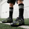 image:imageDREAM PAIRS Boys Girls Indoor Soccer Shoes High Top Football Turf Futsal Shoes for LittleBig KidBlackNeon Green