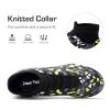 image:imageDREAM PAIRS Boys Girls Indoor Soccer Shoes High Top Football Turf Futsal Shoes for LittleBig KidBlackNeon Green