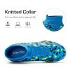 image:imageDREAM PAIRS Boys Girls Indoor Soccer Shoes High Top Football Turf Futsal Shoes for LittleBig KidBlue