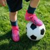 image:imageDREAM PAIRS Boys Girls Indoor Soccer Shoes High Top Football Turf Futsal Shoes for LittleBig KidHot Pink