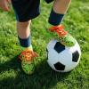 image:imageDREAM PAIRS Boys Girls Indoor Soccer Shoes High Top Football Turf Futsal Shoes for LittleBig KidNeon Green