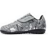 image:imageDREAM PAIRS Boys Girls Indoor Turf Soccer Cleats Lace Up Athletic Youth Futsal Football Casual Shoes for LittleBig KidGrey