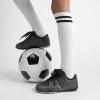 image:imageDREAM PAIRS Boys Girls Indoor Turf Soccer Cleats Lace Up Athletic Youth Futsal Football Shoes for LittleBig KidBlackDark GreyWhite