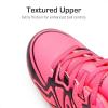 image:imageDREAM PAIRS Boys Girls Indoor Turf Soccer Cleats Lace Up Athletic Youth Futsal Football Shoes for LittleBig KidHot Pink