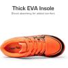 image:imageDREAM PAIRS Boys Girls Indoor Turf Soccer Cleats Lace Up Athletic Youth Futsal Football Shoes for LittleBig KidOrange