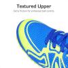 image:imageDREAM PAIRS Boys Girls Indoor Turf Soccer Cleats Lace Up Athletic Youth Futsal Football Shoes for LittleBig KidRoyalLemon GreenWhite