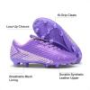image:imageDREAM PAIRS Boys Girls Outdoor Soccer Cleats Firm Ground Football Shoes for LittleBig KidLightPurplePink