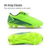 image:imageDREAM PAIRS Boys Girls Outdoor Soccer Cleats Firm Ground Football Shoes for LittleBig KidNeonGreenBlack