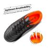 image:imageDREAM PAIRS Boys Girls Outdoor Sport Football Shoes Soccer Cleats for LittleBig KidBlackOrange