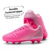 image:imageDREAM PAIRS Boys Girls Outdoor Sport Football Shoes Soccer Cleats for LittleBig KidHot Pink