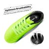 image:imageDREAM PAIRS Boys Girls Outdoor Sport Football Shoes Soccer Cleats for LittleBig KidNeonGreenBlack