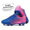 image:imageDREAM PAIRS Boys Girls Outdoor Sport Football Shoes Soccer Cleats for LittleBig KidRoyalBlueFuchsia