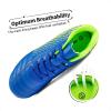 image:imageDREAM PAIRS Boys Girls Outdoor Sport Football Shoes Soccer Cleats for LittleBig KidRoyalBlueNeonGreen