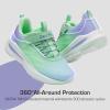 image:imageDREAM PAIRS Boys Girls Shoes Kids DuraPlay Tennis Running Athletic Protective Walking Sneakers for LittleBig KidMint GreenPurple