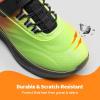 image:imageDREAM PAIRS Boys Girls Shoes Kids DuraPlay Tennis Running Athletic Protective Walking Sneakers for LittleBig KidNeon GreenOrangeBlack