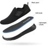 image:imageDREAM PAIRS Boys Girls Shoes Kids Slip on Tennis EZOns MightyMovers Running Athletic Barefoot Zero Drop Sports SneakersBlack Monochrome