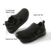 image:imageDREAM PAIRS Boys Girls Shoes Kids Slip on Tennis EZOns MightyMovers Running Athletic Barefoot Zero Drop Sports SneakersBlack Monochrome