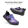 image:imageDREAM PAIRS Boys Girls Shoes Kids Slip on Tennis EZOns MightyMovers Running Athletic Barefoot Zero Drop Sports SneakersDark Purple