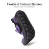 image:imageDREAM PAIRS Boys Girls Shoes Kids Slip on Tennis EZOns MightyMovers Running Athletic Barefoot Zero Drop Sports SneakersDark Purple