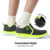 image:imageDREAM PAIRS Boys Girls Shoes Kids Slip on Tennis EZOns MightyMovers Running Athletic Barefoot Zero Drop Sports SneakersGreyNeon