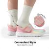 image:imageDREAM PAIRS Boys Girls Shoes Kids Slip on Tennis EZOns MightyMovers Running Athletic Barefoot Zero Drop Sports SneakersPinkRainbow