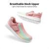 image:imageDREAM PAIRS Boys Girls Shoes Kids Slip on Tennis EZOns MightyMovers Running Athletic Barefoot Zero Drop Sports SneakersPinkRainbow