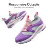 image:imageDREAM PAIRS Boys Girls Shoes Kids Tennis Athletic Running Walking Lightweight Slip on Sneakers PurplePinkLight Grey Size 10 Toddler SDRS2402K