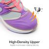image:imageDREAM PAIRS Boys Girls Shoes Kids Tennis Athletic Running Walking Lightweight Slip on Sneakers PurplePinkLight Grey Size 10 Toddler SDRS2402K