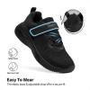 image:imageDREAM PAIRS Boys Girls Shoes Kids Tennis EZOns FunRun Breathable Running Athletic Sport SneakersBlack Monochrome