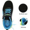 image:imageDREAM PAIRS Boys Girls Shoes Kids Tennis EZOns MagicZips Athletic Running Walking Barefoot Zero Drop SneakersBlackBlueNeonGreen