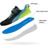 image:imageDREAM PAIRS Boys Girls Shoes Kids Tennis EZOns MagicZips Athletic Running Walking Barefoot Zero Drop SneakersBlackBlueNeonGreen