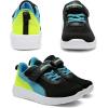 image:imageDREAM PAIRS Boys Girls Shoes Kids Tennis EZOns MagicZips Athletic Running Walking Barefoot Zero Drop SneakersBlackBlueNeonGreen