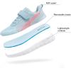 image:imageDREAM PAIRS Boys Girls Shoes Kids Tennis EZOns MagicZips Athletic Running Walking Barefoot Zero Drop SneakersLight BluePink