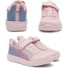 image:imageDREAM PAIRS Boys Girls Shoes Kids Tennis EZOns MagicZips Athletic Running Walking Barefoot Zero Drop SneakersPinkGreyBlue