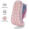 image:imageDREAM PAIRS Boys Girls Shoes Kids Tennis EZOns MagicZips Athletic Running Walking Barefoot Zero Drop SneakersPinkGreyBlue