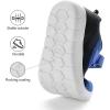 image:imageDREAM PAIRS Boys Girls Shoes Kids Tennis EZOns MagicZips Athletic Running Walking Barefoot Zero Drop SneakersRoyalBlueNavyBlack