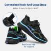 image:imageDREAM PAIRS Boys Girls Sneakers Kids Tennis Running Shoes EZONs EZPlays Athletic Sport Gym Lightweight Breathable ShoesBlackBlue