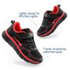 image:imageDREAM PAIRS Boys Girls Sneakers Kids Tennis Running Shoes EZONs EZPlays Athletic Sport Gym Lightweight Breathable ShoesBlackRed